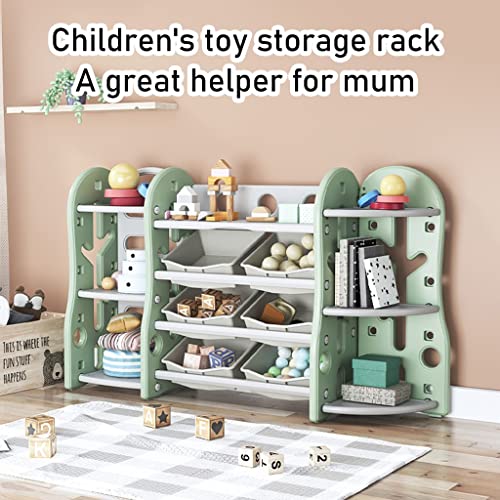 Rack De Armazenamento De Quarto Infantil Com Caixas, Estante Criativa Em Forma De Árvore - Prateleir