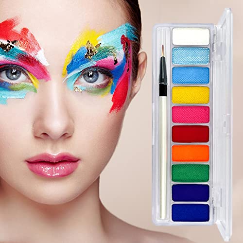 Maquiagem de pintura corporal - Neon Face Paint Water Liner | 10 cores de pintura corporal cores pal