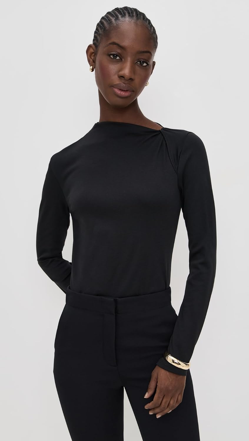 Theory Women's Slash Neck Twist Top - Image 2