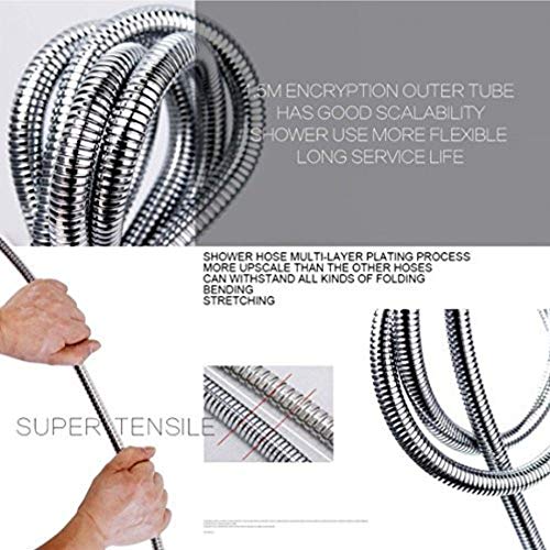 Image of JACKWILLS Shark ABS Health Faucet with SS-304 Grade 1 Meter Flexible Metal Hose Pipe and Wall Hook Chrome Finish