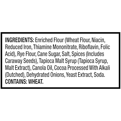Image of Snack Factory Pretzel Crisps Rye Pretzel Crackers, 7.2 Oz Bag (Pack of 2)