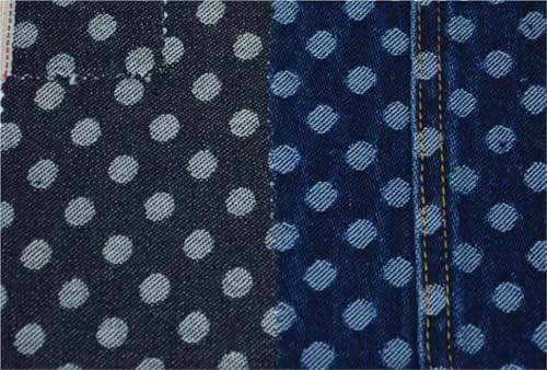 Tissu denim jacquard haut de gamme à lisière rouge pour vestes stylées - 4