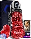 2026 Male Masterburbatar Hands Free with 9 Thrusting 9 Sucking Heating Vibration Modes, Blowjobob Machine for Man Pocket Puzzy Male Mastusbafor Automatic Tight Viboators Sleeve Hoodies BID39 (Black1)