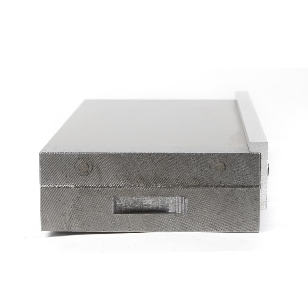Placa tensora magnética Banco de trabajo magnético Placa de tensión permanente Mesa magnética permanente Rectificadora Herramienta Chuck Set Aplicable Corte de líneas Maquinaria de roscado Plata 125 x