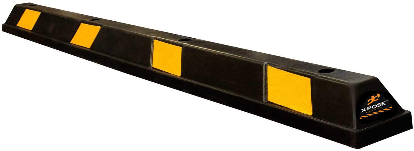 Xpose Safety Parking Stopper for Garage Heavy Duty Rubber Car Garage