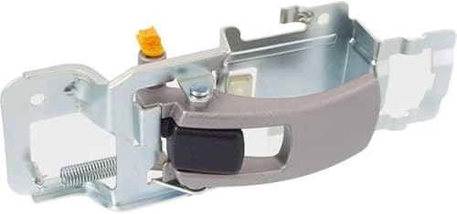 Miniatura 3 de KarParts360 Manija de puerta interior para Chevy Equinox 2005 2006 2007 lado del conductor delantero beige  con botón de bloqueo de puerta  Recorte