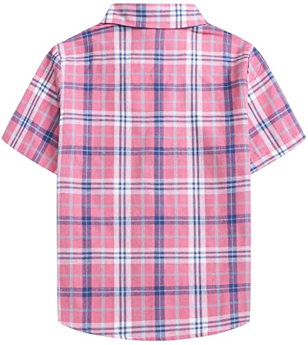 SANGTREE Girls Womens Short Sleeve Summer Button Down Shirts, 12 Months - XL3