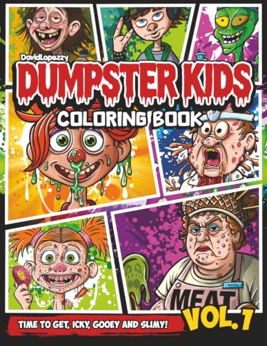 Dumpster Kids™ Vol 1. Coloring Book for Teens & Adults Featuring 20 Funny, Hand-Drawn Characters with Tammy & Friends!: Funny Coloring Book Characters ... Gifts for Teens, or just having fun. image 2