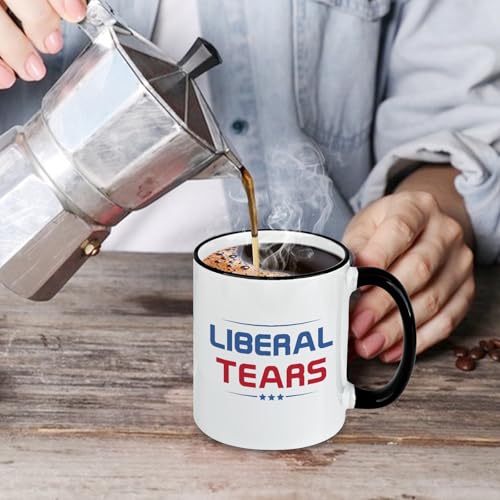 Taza de café Liberal Tears cerámica 11 oz miniatura 4