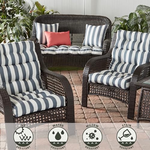 Greendale Home Fashions AZ4803S2-CANOPY-GRAY Outdoor 17-Inch Square Throw Pillow thumb #3