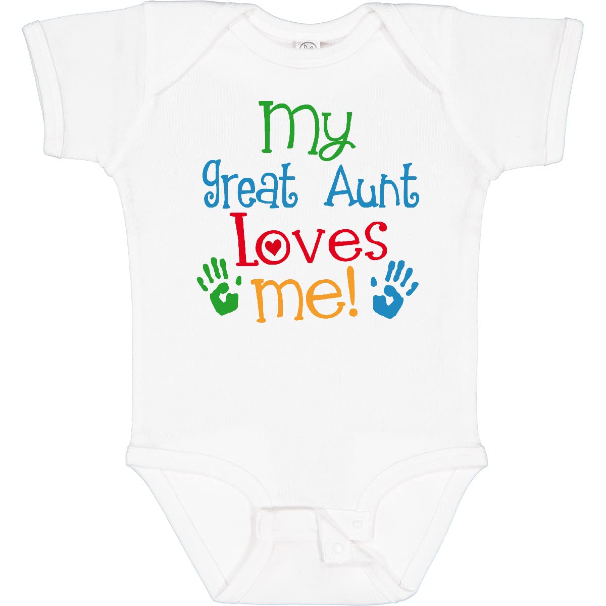 inktasticinktastic My Great Aunt Loves Me Baby Bodysuit