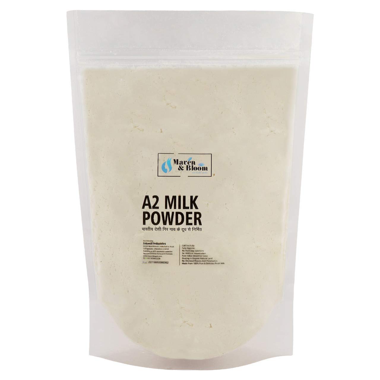 Maven & Bloom Pure A2 Cow Milk Powder Whole Milk Full Cream 1 KG (B07XGRX3Z9) Amazon Price History, Amazon Price Tracker