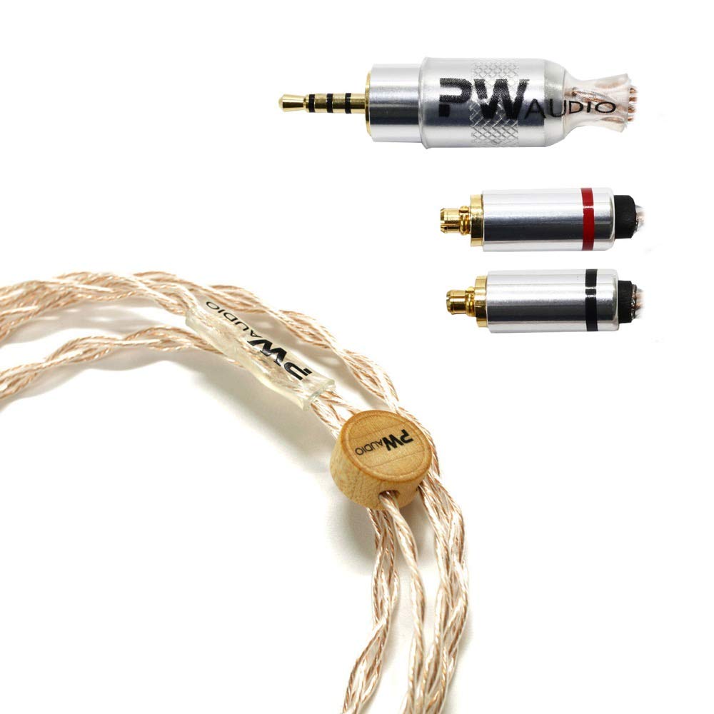 PW audio Silver Liars 4.4 2pin イヤホンケーブル PW audio Silver Liars 4.4 2pin イヤホンケーブル