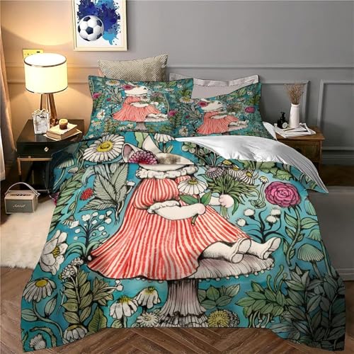 Housse de couette chaton 3D pour la chambre d'une jeune fille - 6