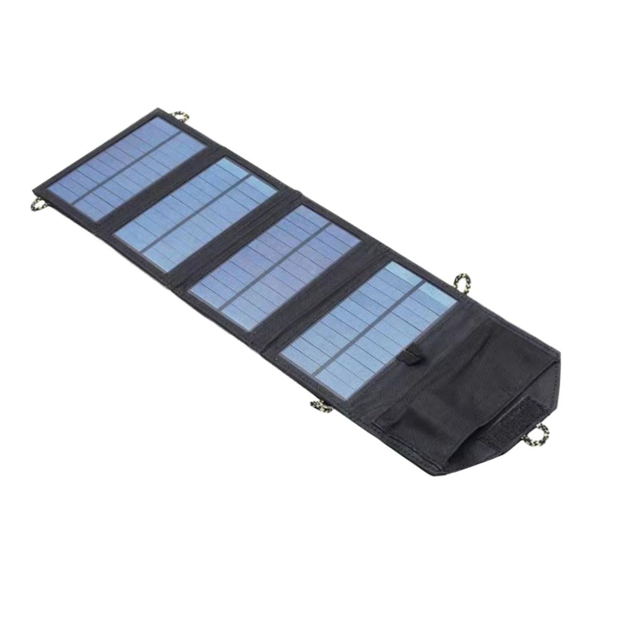 Panneau Solaire Monocristallin 10w 5v/10a, Charge Mobile Portable Noir