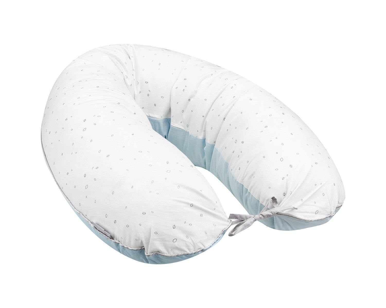 Kikkaboo cuscino per allattamento Dream Big lungo 150 cm 100% cotone sfoderabile, colorazione:blu