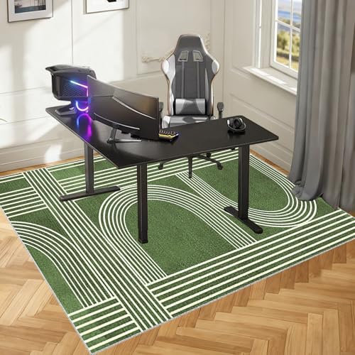 Alfombra para Silla de Oficina Escritorio Protectora Suelo Silla Ruedas 200 x 300 cm para Suelos Duros Alfombras Gaming Suelo Alfombrilla para Silla para Suelos de Madera Dura, Laminado, Parquet