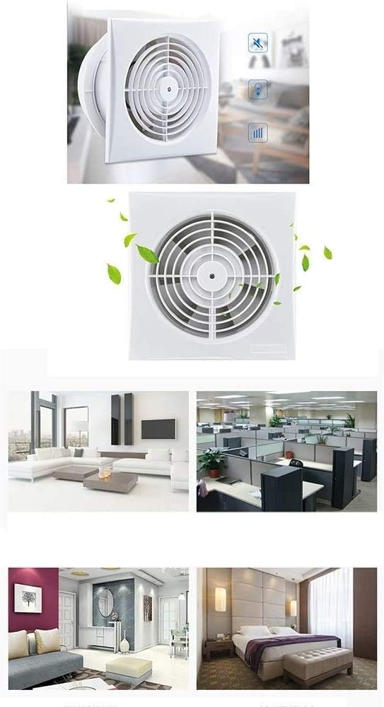 Exhaust Fan Pipe Wall Mount Low Noise Family Bathroom Kitchen Vent Ventilation Extractor
