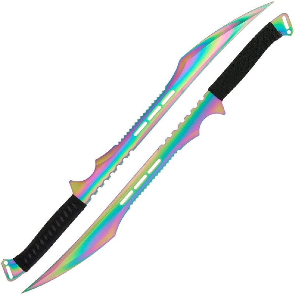 G8DS® Messer Buschmesser Hackmesser Machete Rhino mit Sägezahnung