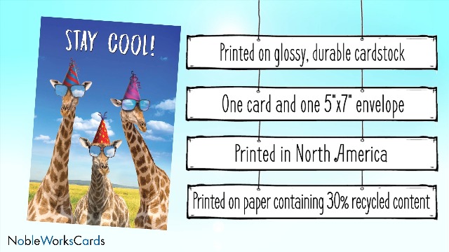 FKGKDF Carte De Vœux Amusante Avec Motif Carlin, Papier