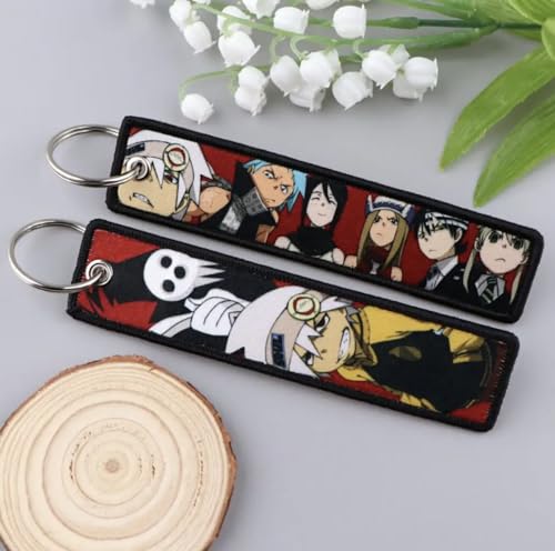Image of Soul Eater Anime Manga Keychain Key Tag Chain Fob Ring