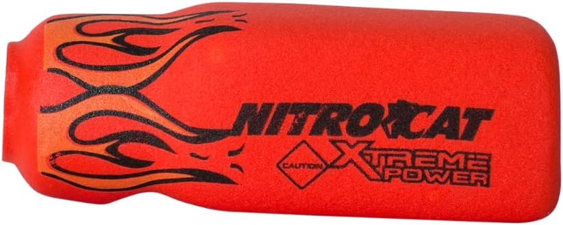NITROCAT 1355-XLBR: Red Flame Nose Boot for AIRCAT 1355-XL 3/8-Inch Impact Wrench