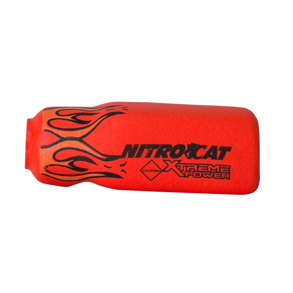 NITROCAT 1355-XLBR: Red Flame Nose Boot for AIRCAT 1355-XL 3/8-Inch Impact Wrench