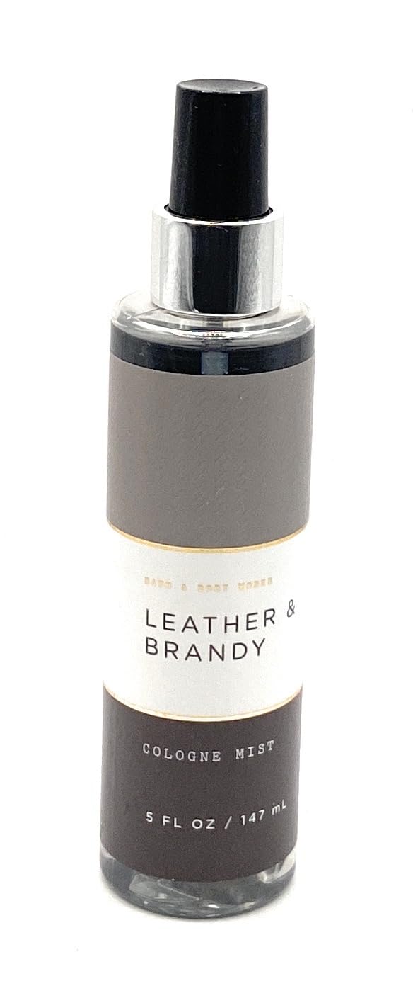 Bath and Body Works Leather Brandy Men's Cologne Mist Fluid Ounce Body  Spray (2023 Limited Edition)