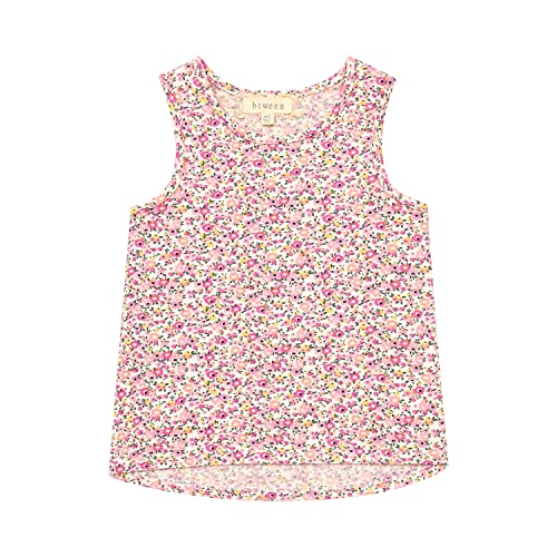 BTween Girls 4 Pack Fashion Summer Tank Top Cotton Blend Clothes Set Mixed Colors3