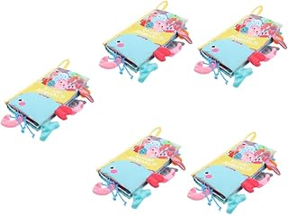 TOYANDONA 5 Peças Livro De Pano De Cauda Brinquedos De Pequenos Animais Livro Infantil Livros Infantis Brinquedos Infantis Livros De Pano De Bebê Livros De Pano De Animais Livro De Pano De