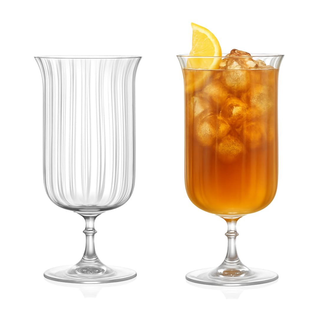 LEMONSODA Rims Orient-Coupe Wine Glasses - Lotus Deco Wine Deco Set of 2