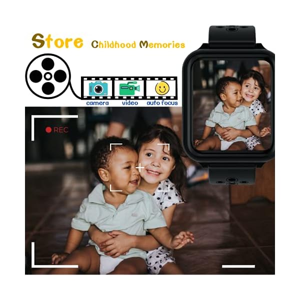 Kids-Smartwatches-for-Girls-Boys-Waterproof-Kids-Smart-Watches-Phone-HD-IPS-Touch-Screen-Call-Watch-for-Kids-with-11-Games-3-Alarm-Music-Video-Camera-Torch-Birthday-Gifts-for-Kids-Ages-3-14 JOJOHOY Kids Smartwatches for Girls Boys - Waterproof Kids Smart Watches Phone, HD IPS Touch Screen Call Watch for Kids with 11 Games 3 Alarm Music Video Camera Torch,Birthday Gifts for Kids, Black