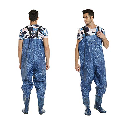 Vissen Borst Steltlopers Vissen Waadvogel Voor Mannen Vrouwen Waterdichte Jacht Borst Waadvogel Met Laarzen Riem Lichtgewicht Ademend 2 Kleuren Jacht Bootfoot Waterdicht - Image 5