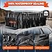 COUYK Car Roof Bag Rooftop Cargo Carrier Bag Waterproof 15 Cubic feet,Roof Rack for car Includes Anti-Slip Mat, 4 Door Hooks, Waterproof Zipper Buckle for All Cars with/Without Rack