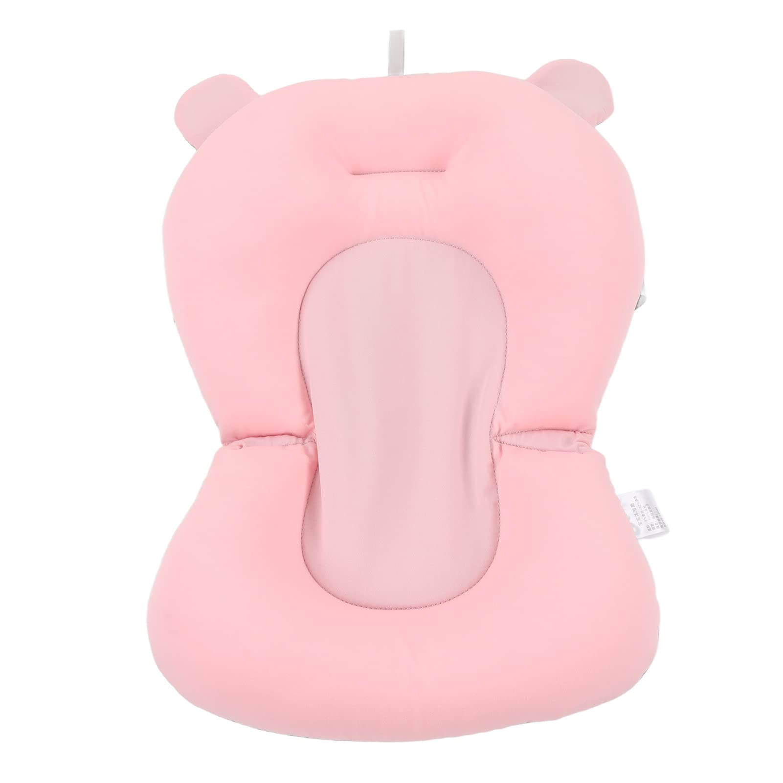 Cuscino da Seggiolino per Bagnetto Galleggiante, Supporto per Vaschetta per Neonato con Cinture di Sicurezza Pieghevoli Regolabili, Cuscino da Sedile per Bagnetto, 3 Cinture di