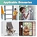 HENDUN Wireless Remote Door Alarm When Opened, Windows Open Alarms, Magnetic Security Sensor, Pool Safety for Kids, Alzheimer's Care