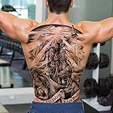 ZYLR temporary tattoo large temporary tatoo for men tattoo body art full back sexy tattoo sticker lion king tiger dragon tattoo designs waterproof,WH06