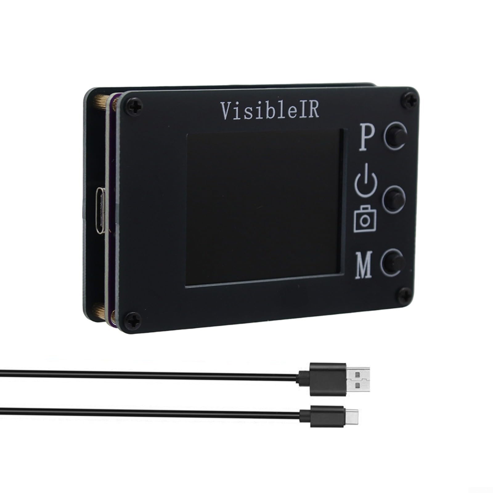 Fotocamera termica portatile B18, 32 x 24 per risoluzione, luce visiva e infrarossi, da -40 a 300 °C, TFT da 1,8 pollici, connettore di tipo C