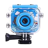 Die wasserdichte Kinderkamera nimmt erstaunliche Fotos unter Wasser auf und ist somit ideal für Strände, Tauchen, Schwimmen, Rafting, Schnorcheln, Surfen und weitere Foto- und Videotools.