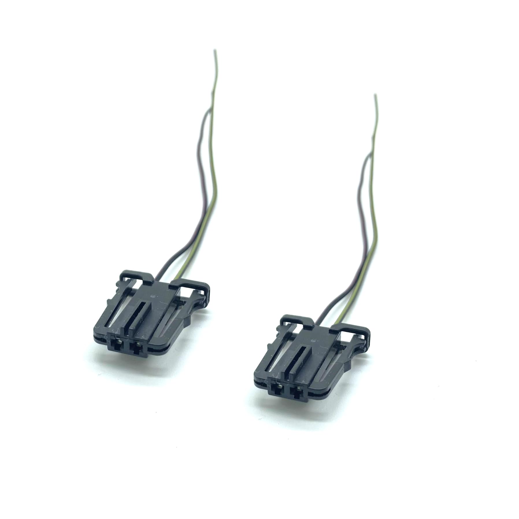 Generic 2PCS Electrical Trunk License Plate Light Wiring Harness Connector Female for VW
