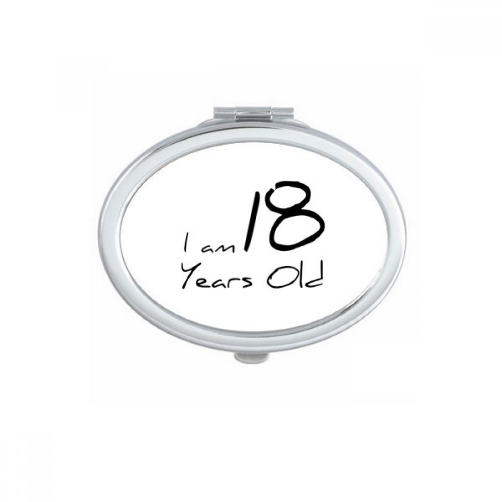 Miroir portable 70 ans garçon ovale pour soigner son look partout sans encombrement