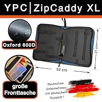 YPC ZipCaddy XL – Werkzeugmappe 31x23x5cm, Werkzeug Organizer mit großer Außentasche und 34 Halteschlaufen, Werkzeugtasche leer, Werkzeug Mappe, Maulschlüssel Tasche, Tool Case… – Ansicht 2