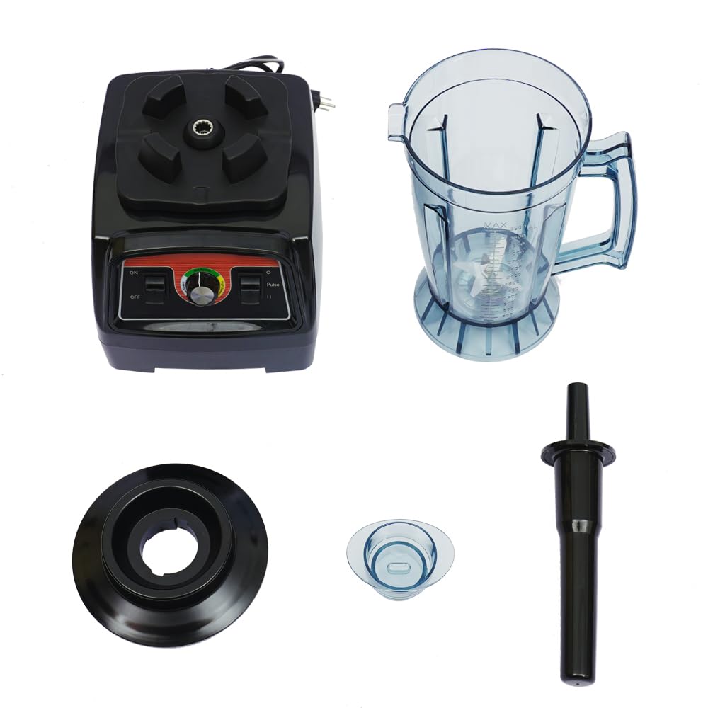 Mikser elektryczny 2800 W, wielofunkcyjny blender na podstawie stalowej, 2 w 1 blender kuchenny ze stali nierdzewnej, blender do smoothie, sokowirówka do lodów