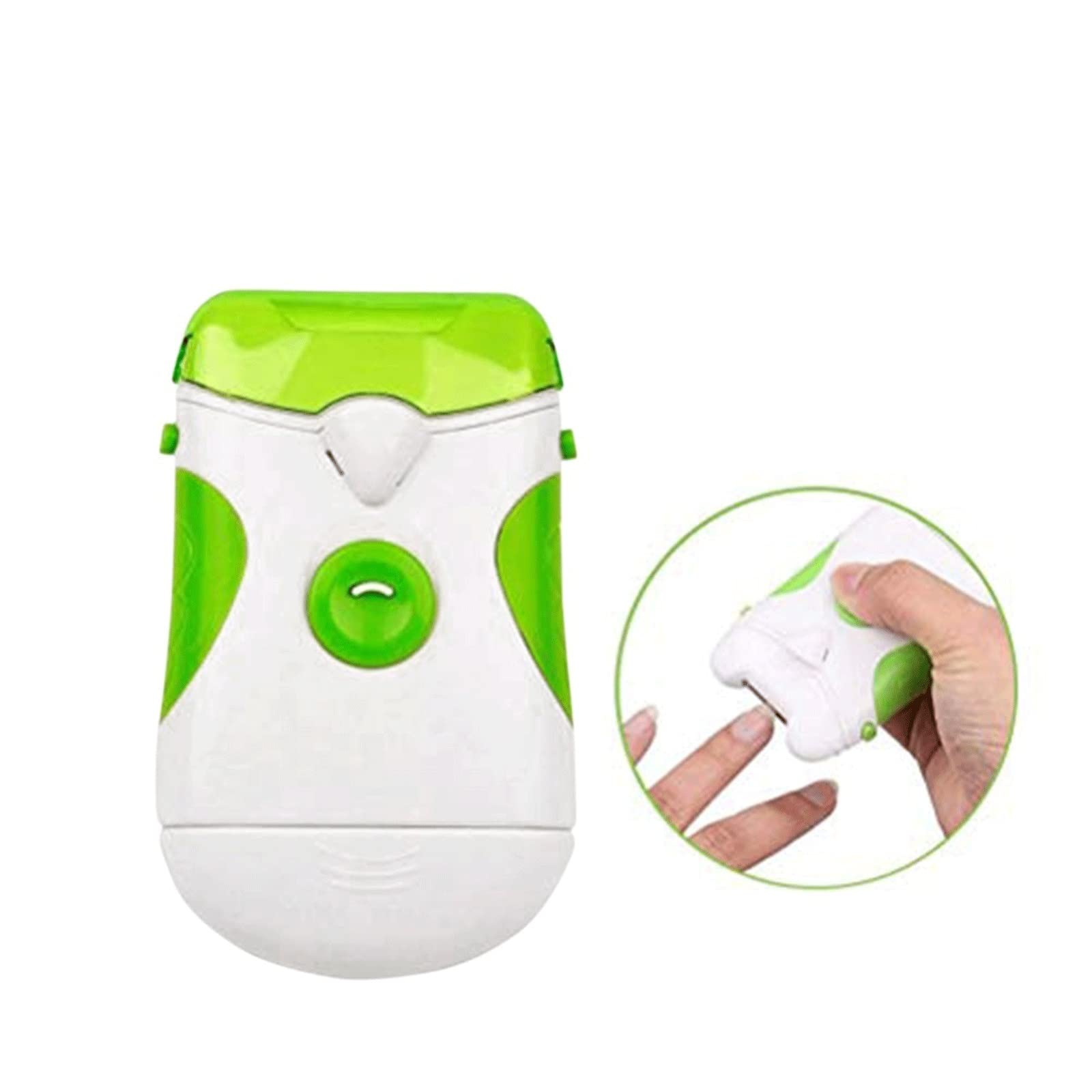 JINGYAN Cortaúñas Nail Trimmer eléctrico Archivo de uñas Electronic Clipper Fingerna Cutter Manicure Pedicure Herramienta Automático Toe Clav Cutpper