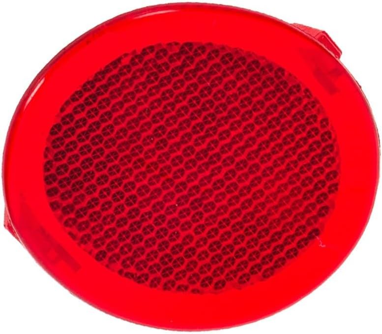 For Corvette C6 (2005–2013) Plastic Interior Trim Part Fits Left or Right Door Oe-compatible Inside Door Reflector Panel Light Red Direct for Replacement (Part No. 22612756)