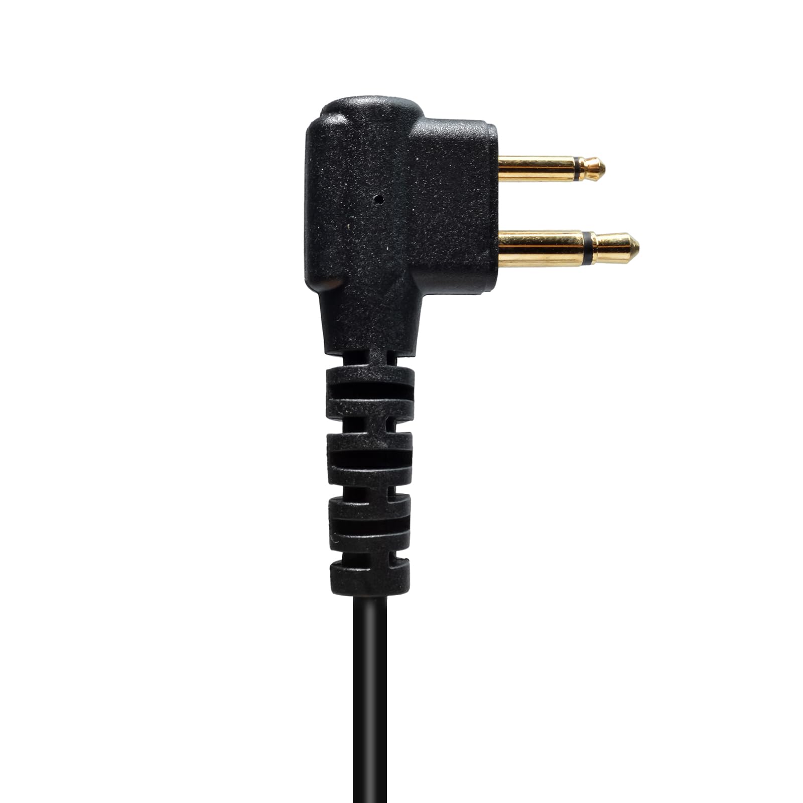 UAYESOK Auricolare radio a forma di D a 2 pin per Motorola CP040 DP1400 GP88 GP300 XT420 XT460 Hytera PD405 PD505 BD505 Walkie Talkie, protezione di sicurezza con microfono PTT (6 pezzi)