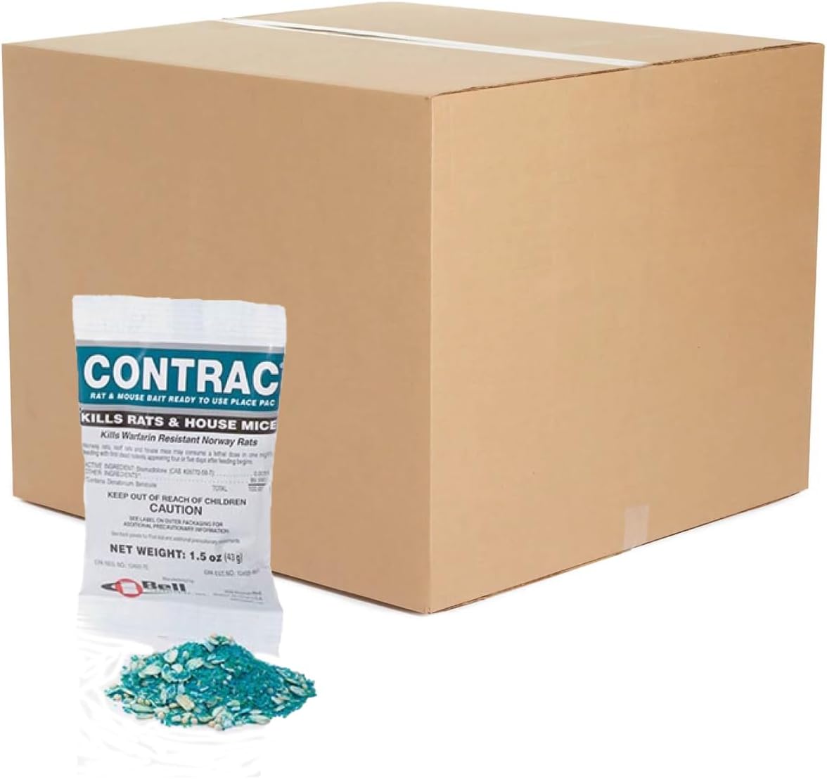 CP1715 CONTRAC Rodenticide, Blue