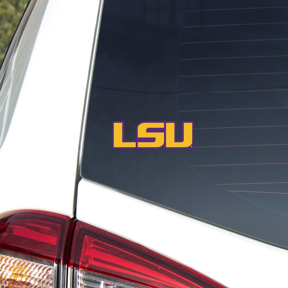 Louisiana State University LSU Primary Logo Premium 4" Die Cut Vinyl Sticker Decal for Cars Trucks Auto Windows - Image 2