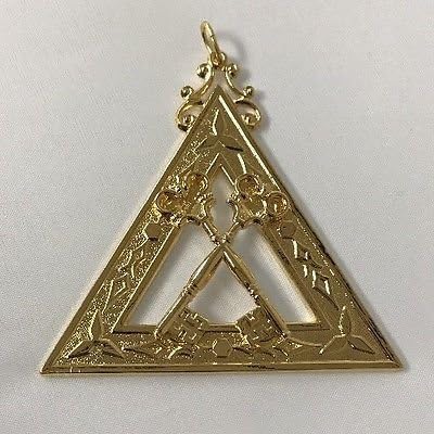 Freemason Royal Arch Mason Treasurer Officer Collar Jewel