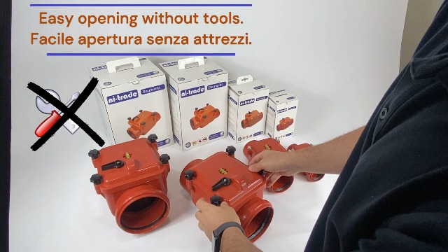 Valvola Antiriflusso DN 110 In ABS Per Fognature - Protezione Da Acque Reflue E Inondazioni - Foto 8